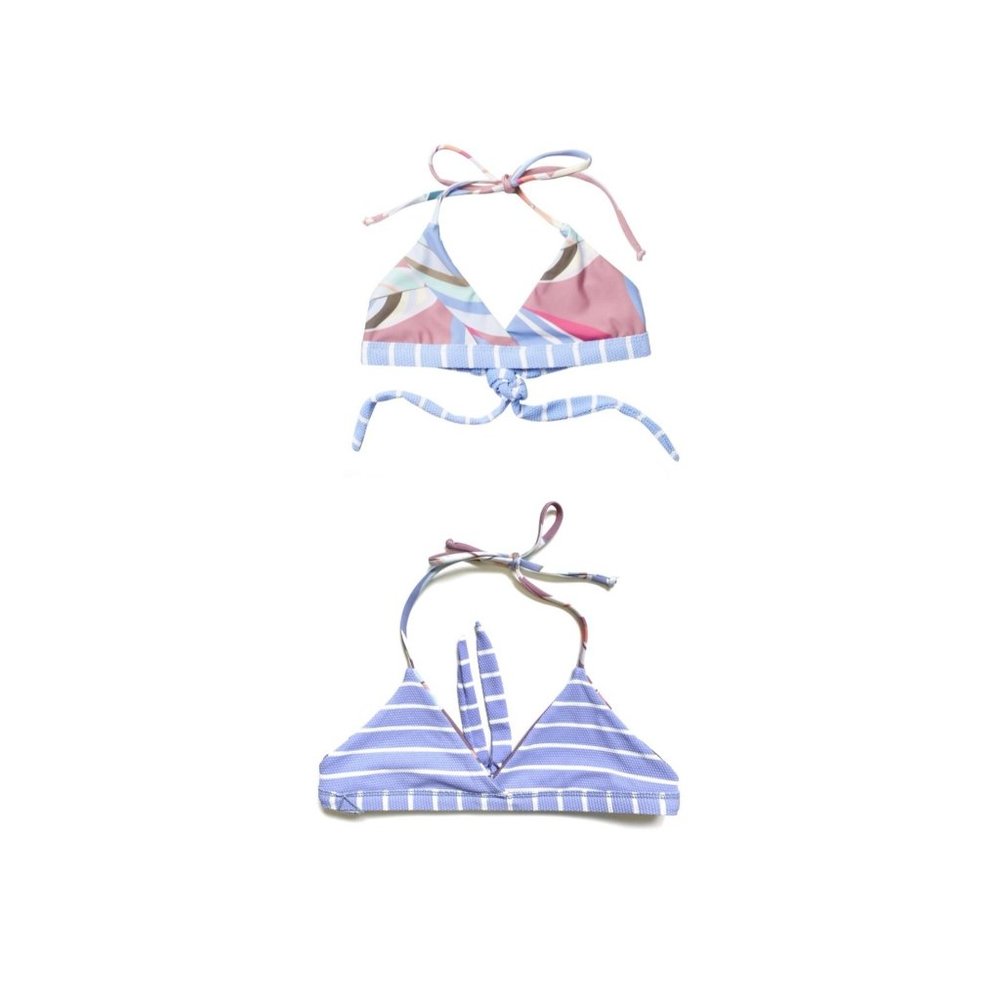 Splendid Atmospheric Reversible Triangle Bikini Top NEW WITH TAGS